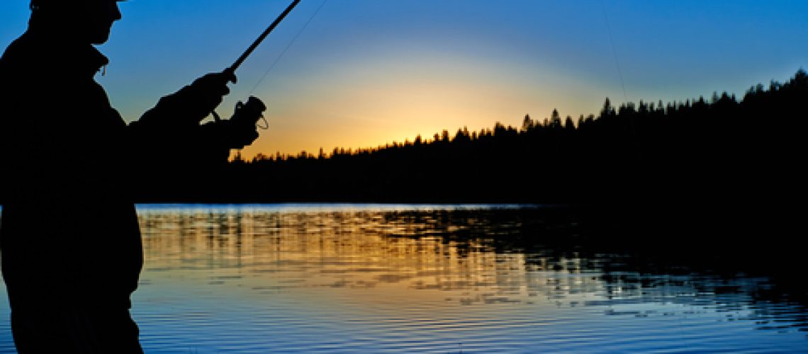 Summer-night,Fishing,In,Northern,Sweden